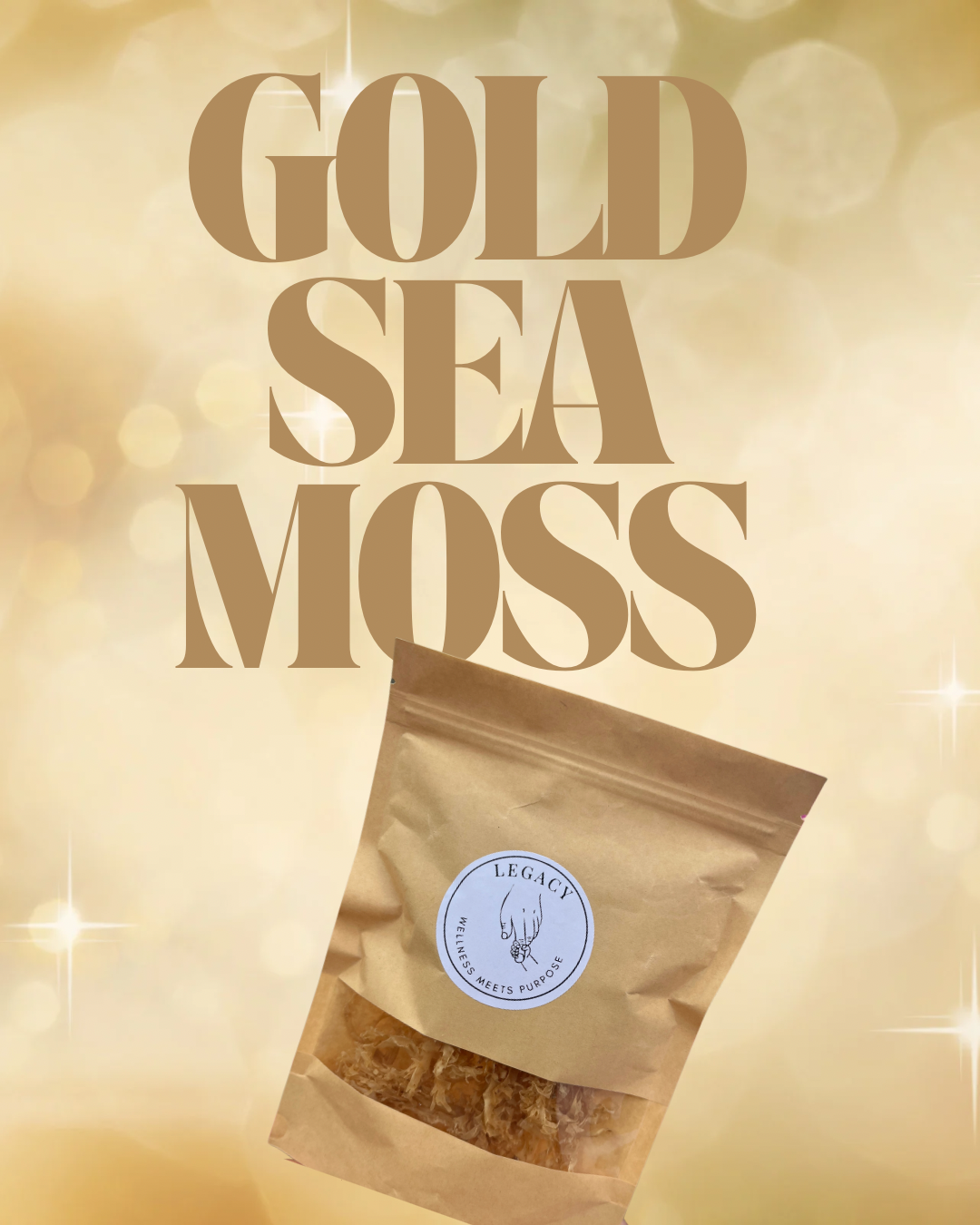 Gold Sea Moss Dry