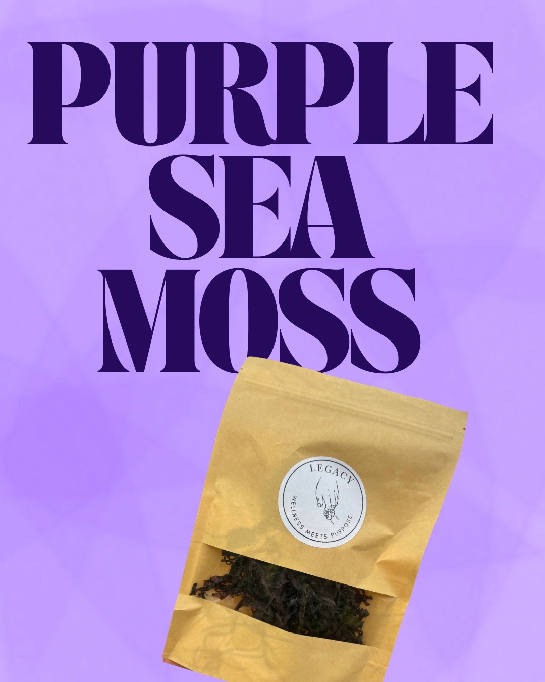 Purple Sea Moss Dry